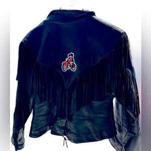 Leather Ladies Motorcycle Jacket